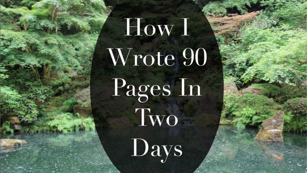 This is Independent Book Review's Featured Image for the blog post HOw I Wrote 90 Pages in Two Days by Alexander Smith