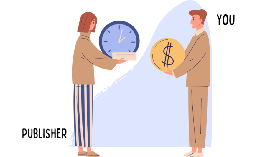 using a hybrid or vanity press, where you pay for publishing a book, is one of your four options.